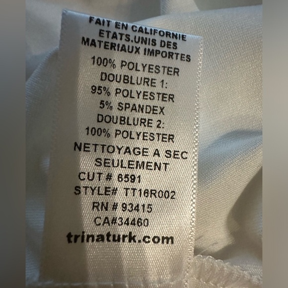 Trina Turk hoku embroidery lace off shoulder mini dress size M - Picture 12 of 13